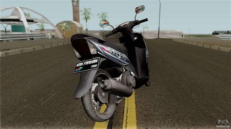 Motor ini punya tenaga 7,75 ps pada 8.500 rpm dan torsi 8,5 nm pada 5.000 rpm. Yamaha Mio J STD for GTA San Andreas