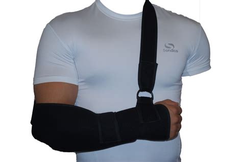 Black Foam Padded Arm Elbow Shoulder Sling Support Splint Strap Pain