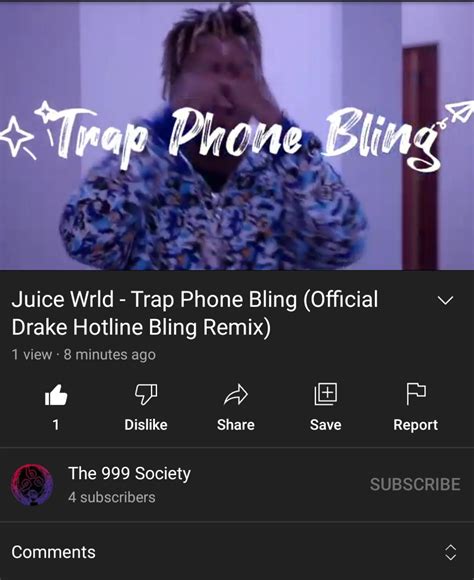Just Posted Juice Wrlds Remix To Hotline Bling Rjuicewrld