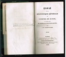 Johann Heinrich Schnitzler - Essai d'une Statistique - Catawiki
