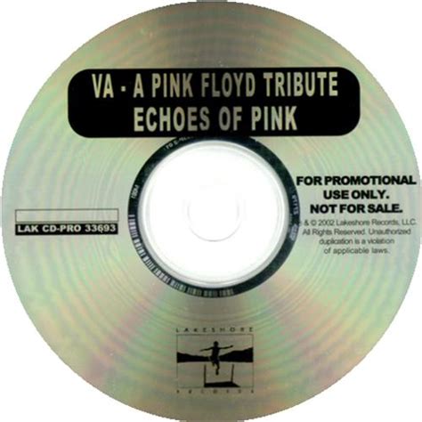 Pink Floyd A Pink Floyd Tribute Echoes Of Pink Us Promo Cd Album Cdlp