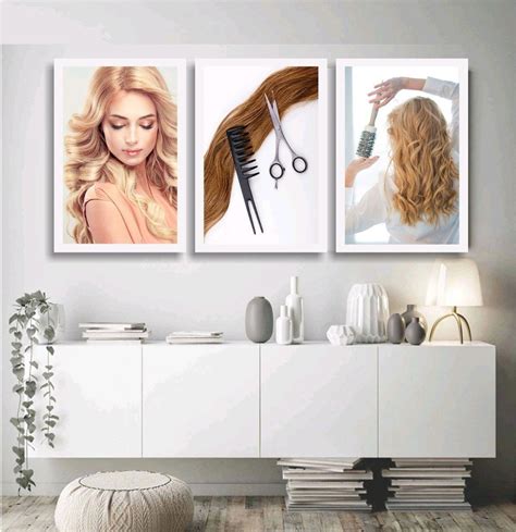 quadro decorativo profissão salão de beleza cabeleireiro elo7