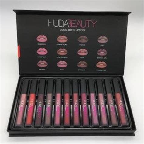 Huda Beauty Liquid Matte Lipstick Kit 12u Etsy