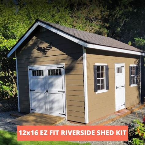 Ez Fit Riverside Shed Kit Outdoor Garden Shed