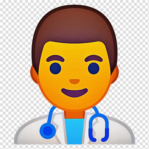 Emoji Face Emoticon Zerowidth Joiner Physician Man Health