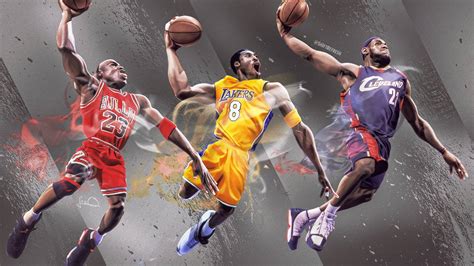 Jordan Kobe Lebron Nba 4k Wallpaper By Skythlee On Deviantart