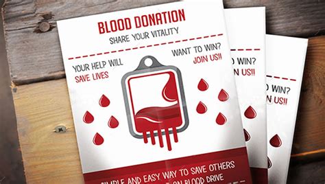 16 Blood Donation Flyer Templates Free Premium Psd Vector Formats