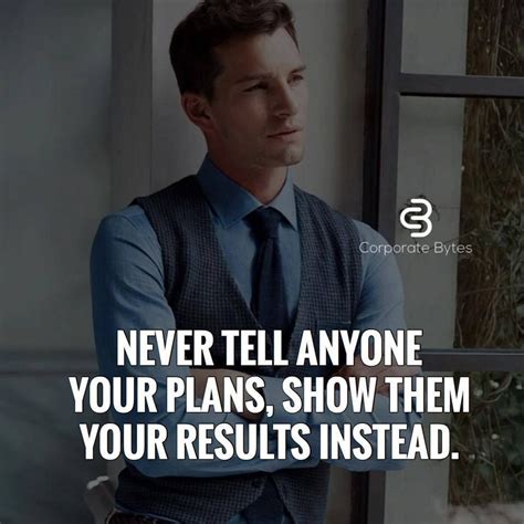Never Tell Anyone Your Plans Show Them Your Results Instead
