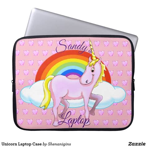 Unicorn Laptop Case Zazzle Custom Laptop Neoprene Laptop Sleeve