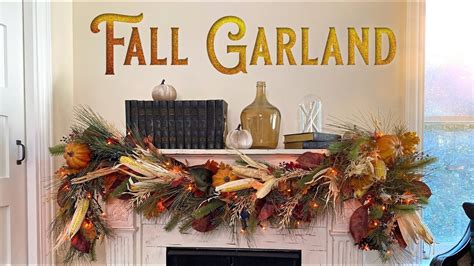 Ever since i wrote last year's post on decorating a fireplace mantel that has a tv above it, i have been i decided right then and there that i wanted a garland like one of those to go over my fireplace. Fall Mantel Garland - Fall Fireplace Mantel Decorating ...
