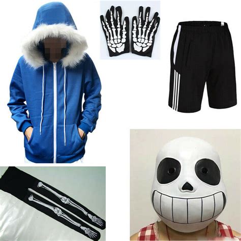 Sport Undertale Sans Cosplay Costume Hoodie Snug Coat Halloween Masks