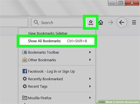8 Ways To Delete Bookmarks Wikihow