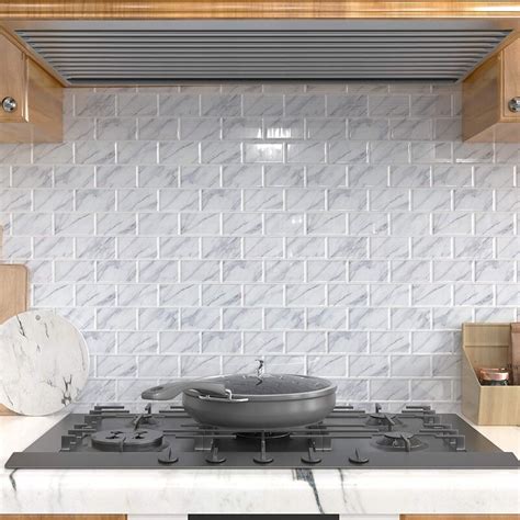 Mofine Llc 25 Sheet Peel And Stick Backsplash Tiles 3d Vinyl