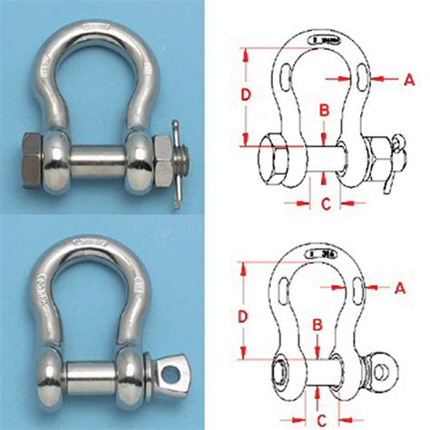 Suncor Stainless Steel Shackles Type Mazzella