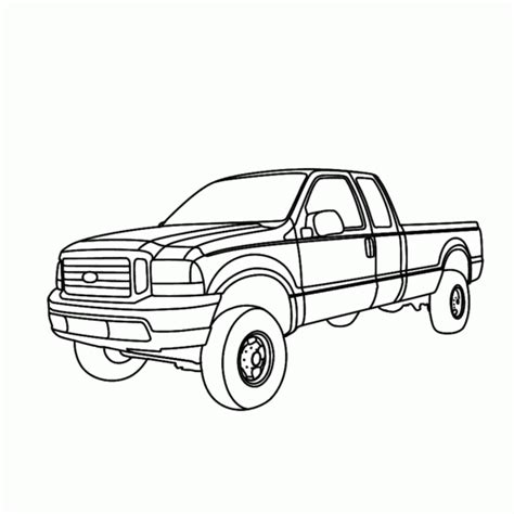 Ford Truck Drawing At Getdrawings Free Download