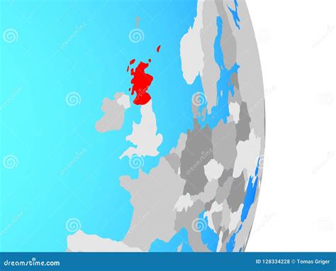 Scotland On Globe Stock Illustration Illustration Of Sovereign 128334228