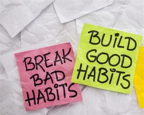Ways To Help You Break Bad Habits Bayridge Counselling Centres