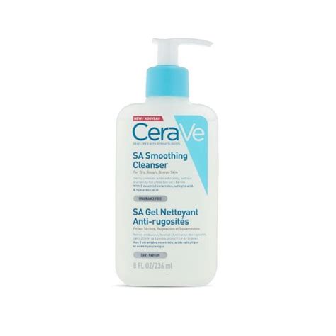 Cerave Sa Smoothing Cleanser For Dry Rough And Bumpy Skin 236ml