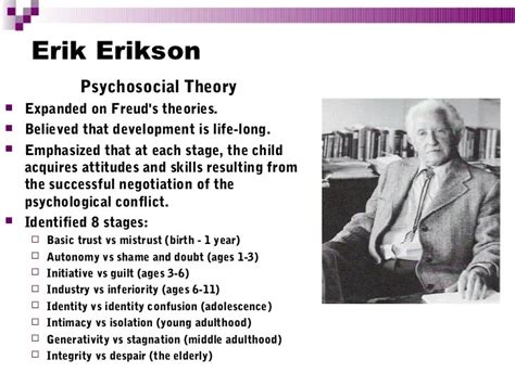 Eric Erickson — The Life Cycle Completed — Videos Pronk Palisades