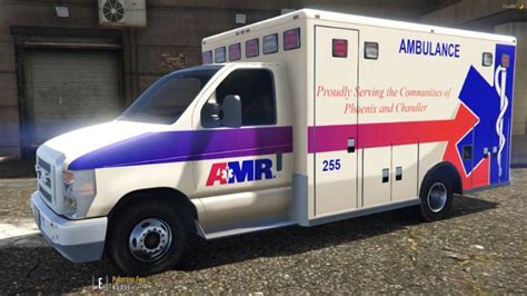 American Medical Response Amr Ambulance Livery Ford E450 Gta5