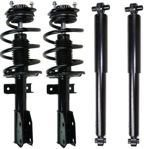 4pc Complete Front Strut And Coil Spring And Rear Absorber Shocks