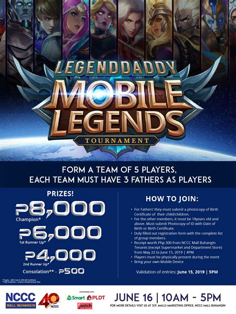 Legenddady Mobile Legends Tournament Mobile Legends Tournaments Legend