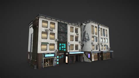 Cyberpunk Buildings 3d Model Collection Cgtrader Vrogue Co