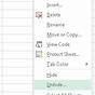 How To Unhide Worksheet In Excel