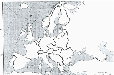 Blank Map Of Central Europe Secretmuseum