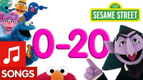 Sesame Street 0 20 Counting Songs Number Of The Day Compilation