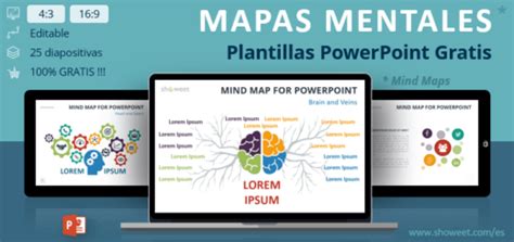 Plantillas De Mapa Mental Mind Map Para PowerPoint Showeet