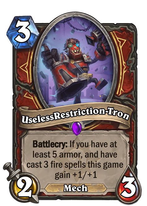 The New Warrior Cards Look Great Guys R Customhearthstone