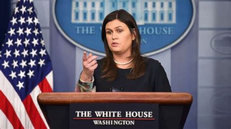 Wh Spokesperson Sarah Sanders Refuses To Say News Media Is Not The