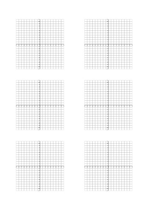 Printable Coordinate Grids