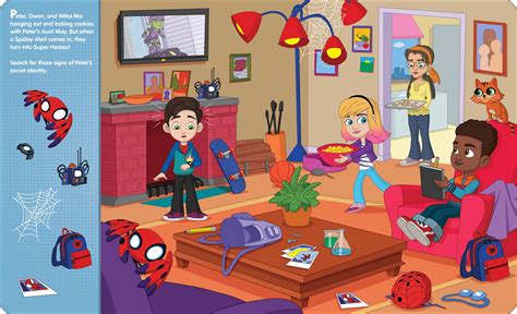 Buy Marvel Spider Man Spidey And His Amazing Friends First Look And Find Activity Book Pi