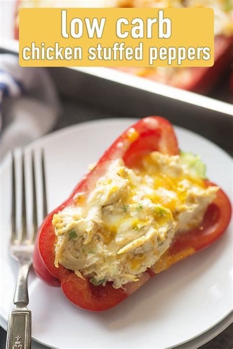 These Low Carb Stuffed Peppers Are Filled With A Spicy Cream Cheese