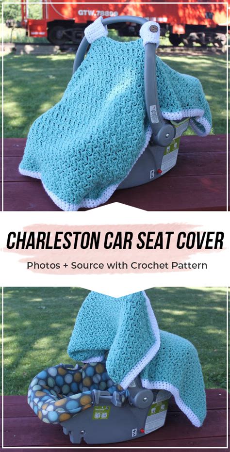 Crochet Charleston Car Seat Cover Easy Pattern Crochet Car Seat Cover