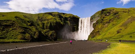 Islands Schönste Wasserfälle Hinter Dem Horizont