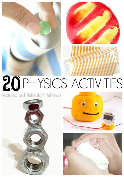 Simple Physics Activities Science Experiments Stem Ideas