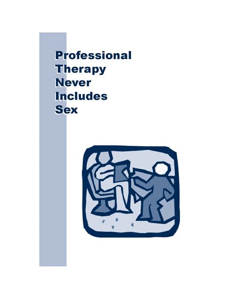Therapy Never Includes Sex By Bkorngold Issuu