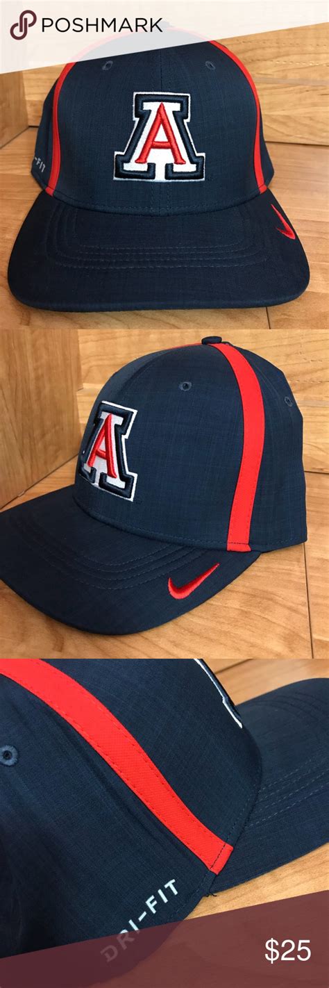University Of Arizona Dri Fit Hat Fitted Hats Nike Accessories Hats
