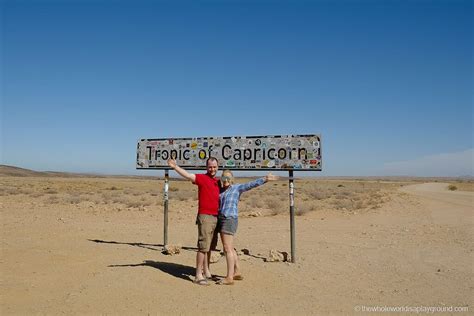 Limpopo, along with the other countries listed above, shares the unique position of places intersected by the tropic of capricorn. Sossusvlei to Swakopmund: a drive through the Namibian ...