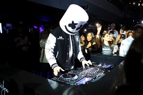 Marshmello Performs Halftime Show At Wynn Field Club In Las Vegas In