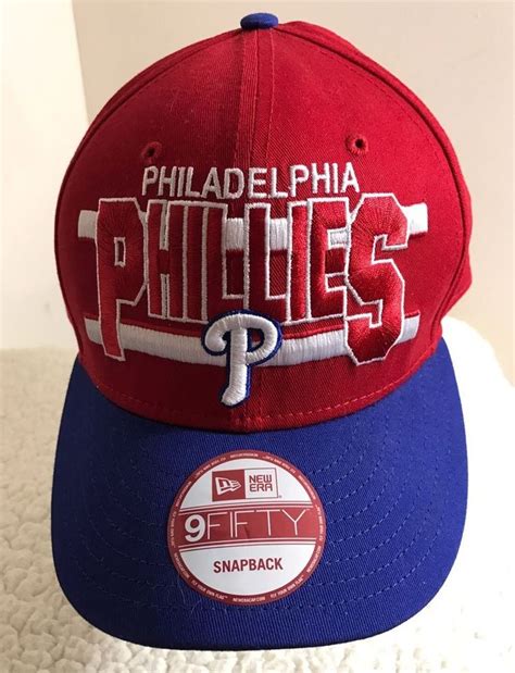 Philadelphia Phillies Baseball Cap Hat New Era 9fifty Snapback Mlb Cap