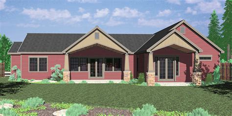 One story 4 bedroom house plans. Portland Oregon House Plans, One Story House Plans, Great Room