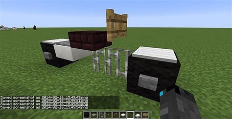 This command block creation is really really cool! Motorcycles Minecraft Project