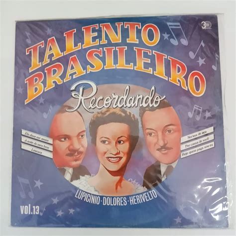 Disco De Vinil Talento Brasileiro Recordando Interprete Varios
