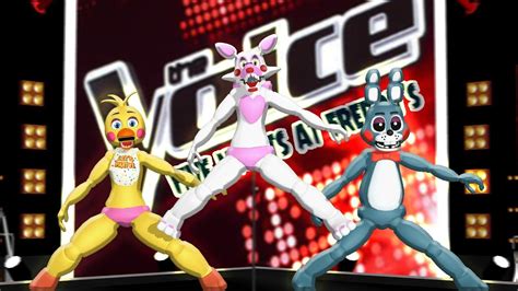 Fnaf Dance Bellydance And Gigantic The Voice Mmd Halftime Show Youtube
