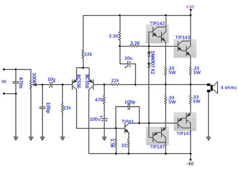 Tip41, tip41a, tip41b, tip41c (npn); layout ampli tip 41 dan 42 - Кладезь секретов