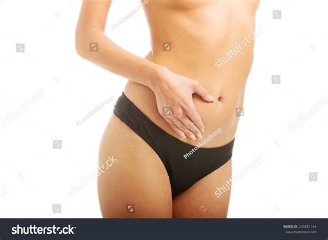 Close Up On Female Slim Belly Stock Photo Shutterstock